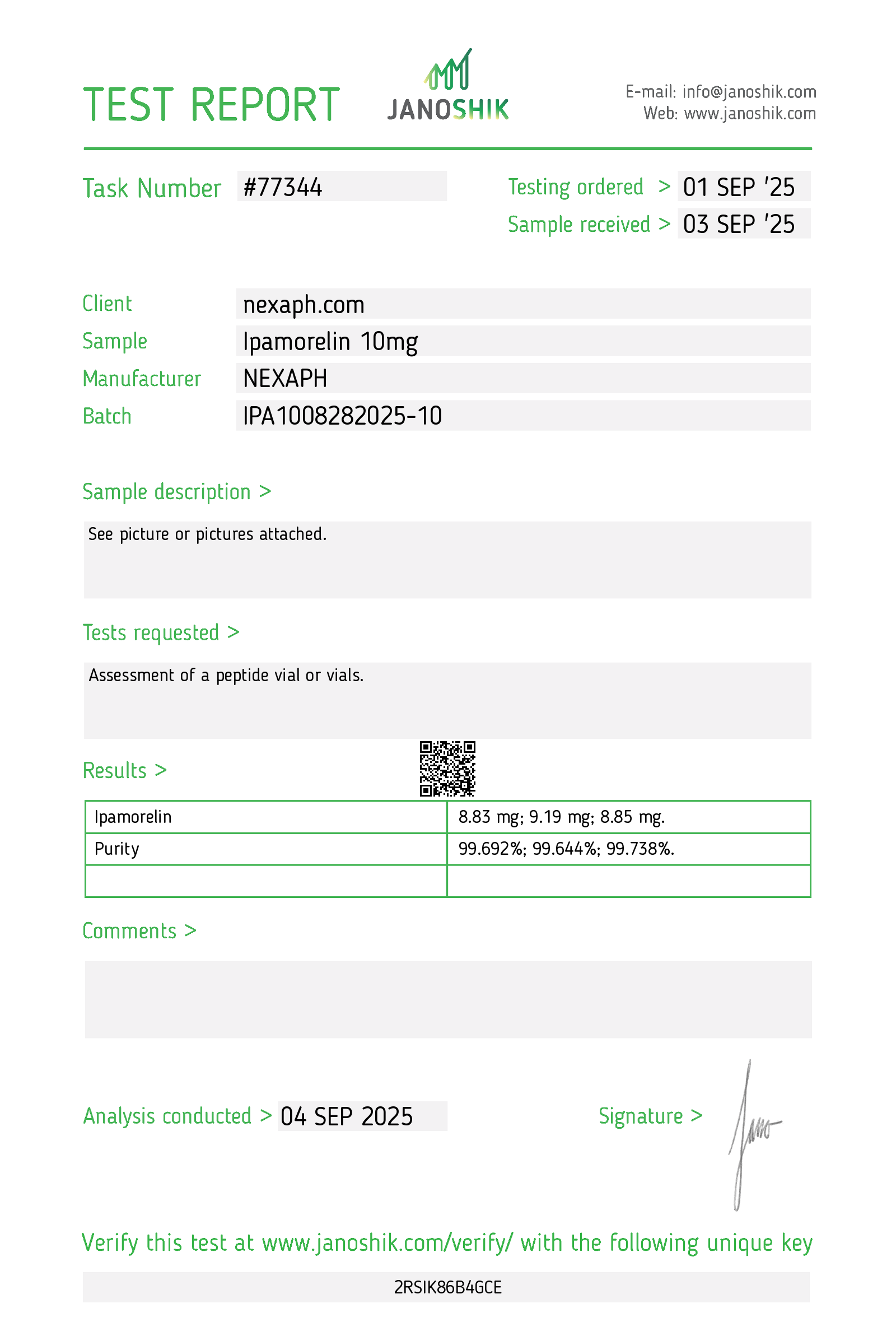 Ipamorelin 10mg (10 vials/Kit) - Image 3